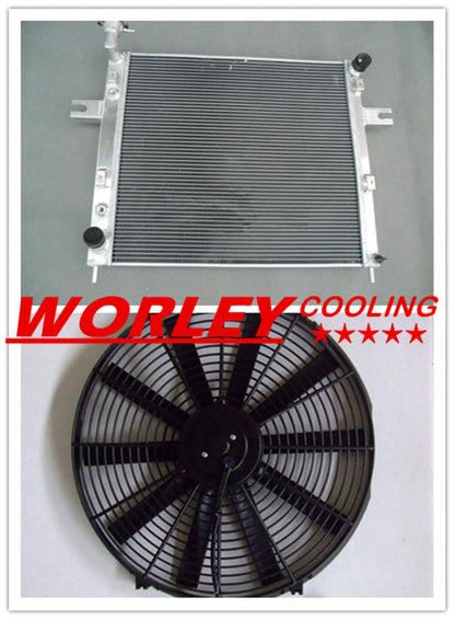 Aluminum Radiator for JEEP GRAND CHEROKEE 4.0 L6 (1999-2004) + Thermo Fan