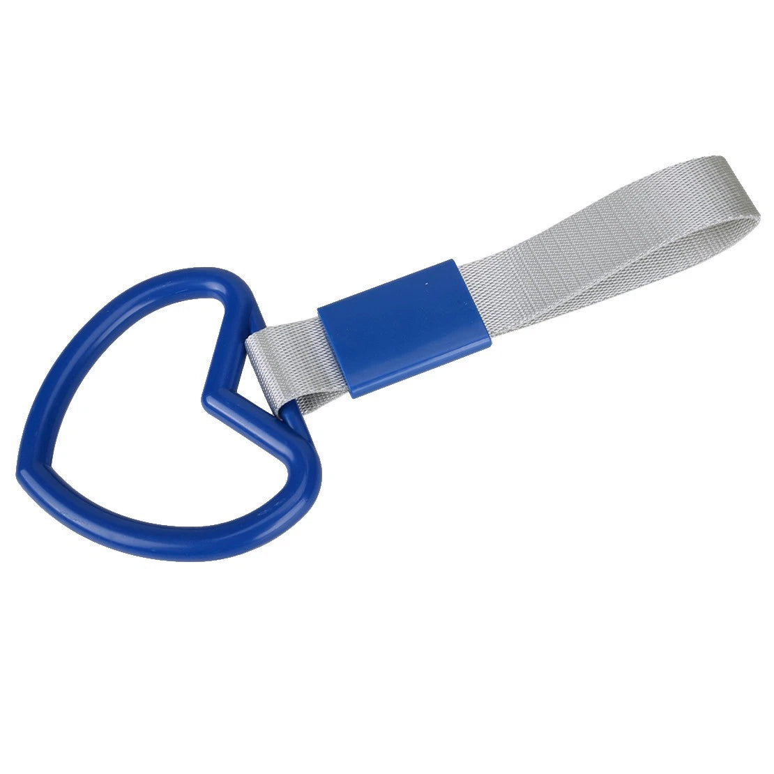 Blue Heart Ring Handle Strap Charm for Car - Subway Bus Drift