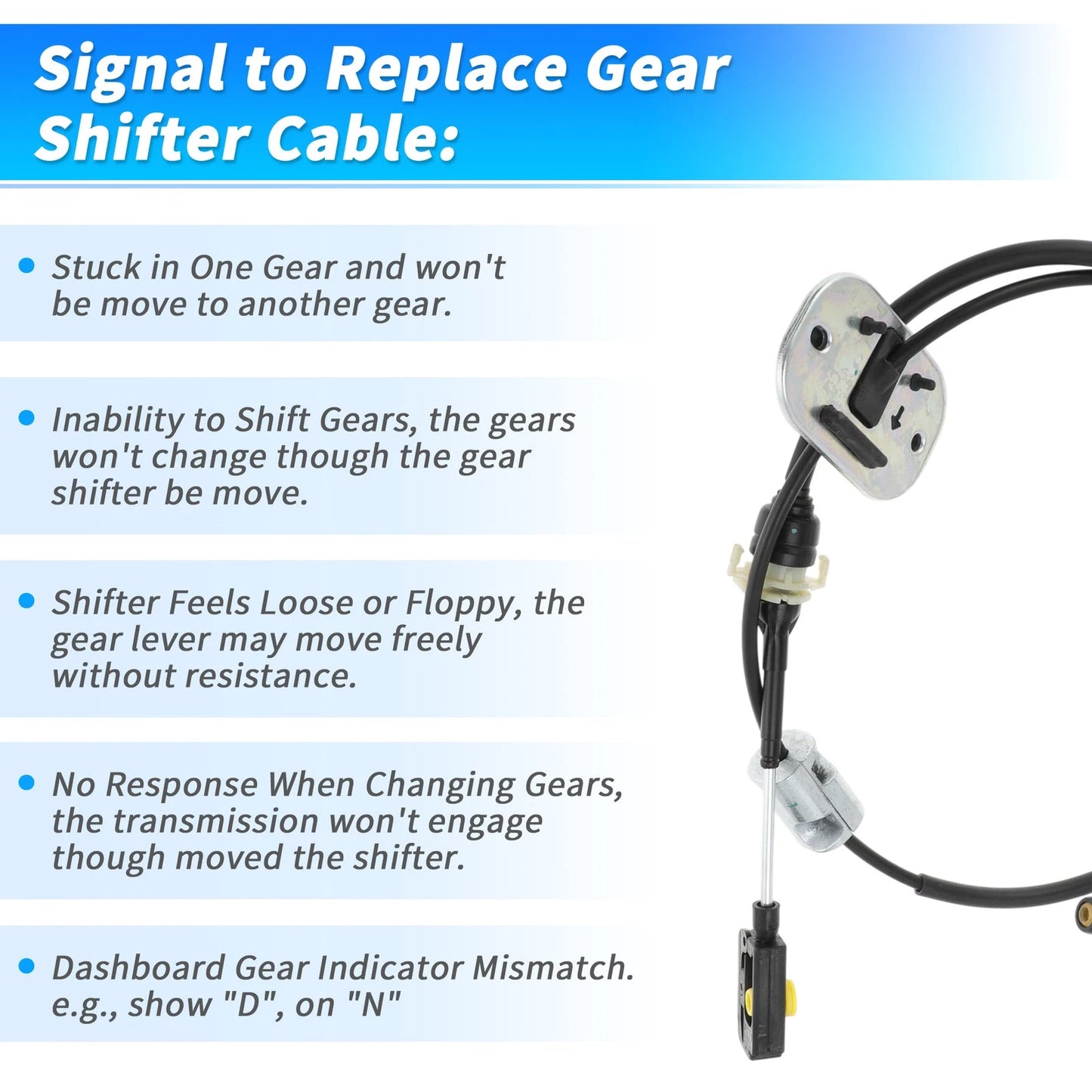 Automatic Trans Gear Shift Cable for Ford Focus (2008-2011)
