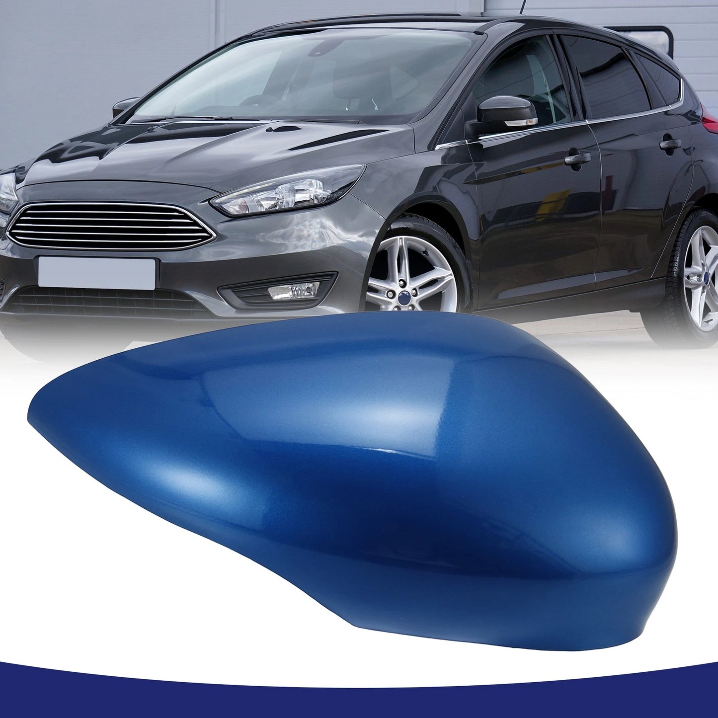Driver Side Wing Mirror Cap Cover for Ford Fiesta MK7 (2008-2017)