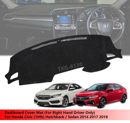 Dashboard Mat Cover for Honda Civic (2016-2018)