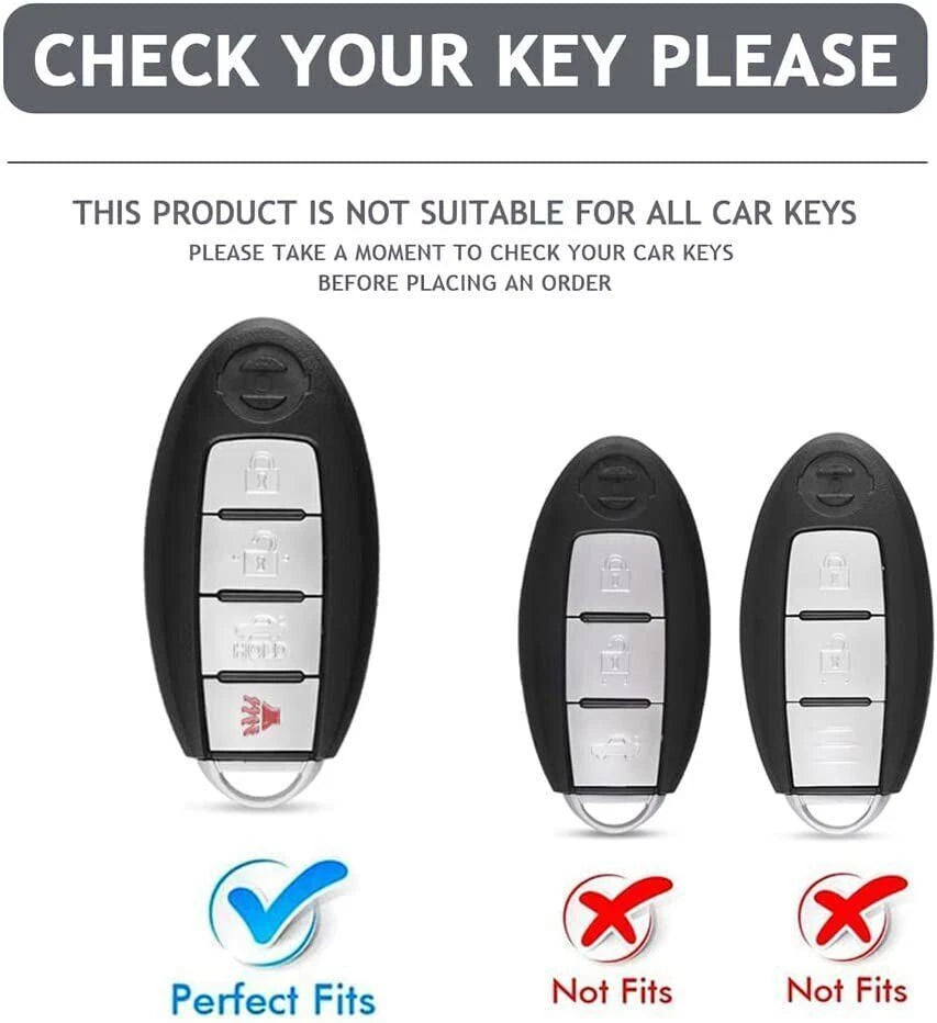 Remote Car Key Fob Case Cover for Infiniti/Nissan Altima Maxima Murano Rogue