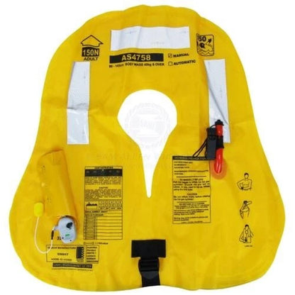 Inflatable Lifejacket Manual Waist Bag Black Relaxn for All Over 40K