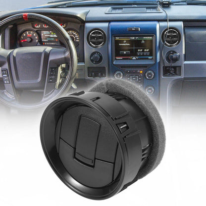 AC Heater Dash Air Vent for Ford F150 2012-2014 - Black Ventilation Outlet
