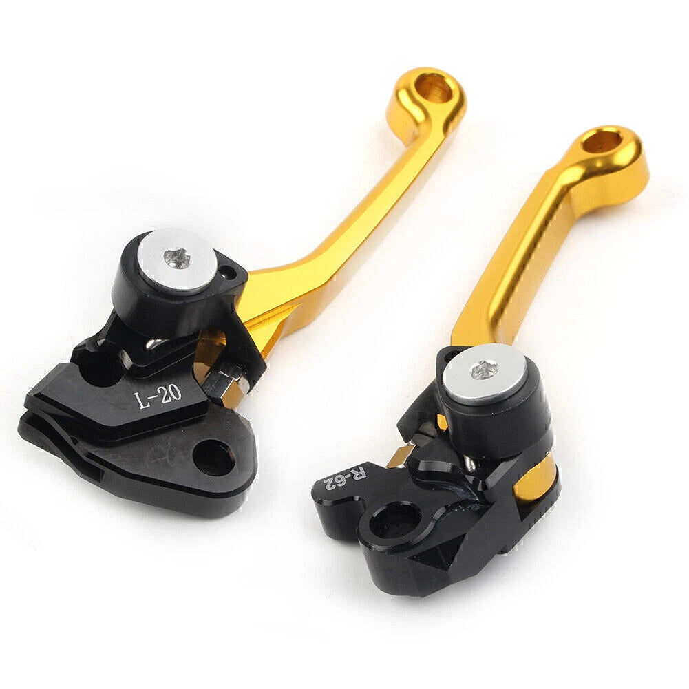 Golden CNC Aluminum Brake Clutch Levers for RMZ450 (2005-2022)