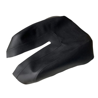 Leather Center Console Lid Armrest Cover for 14-21 Toyota Tundra Black