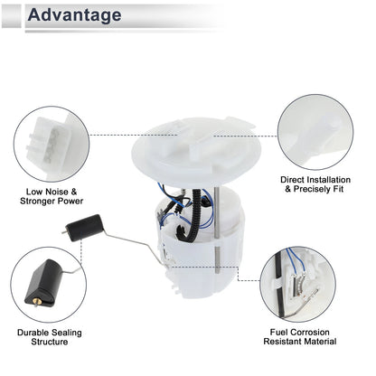 Fuel Pump Assembly 2.4L 3.5L 3.6L for Dodge Journey (2009-2019)