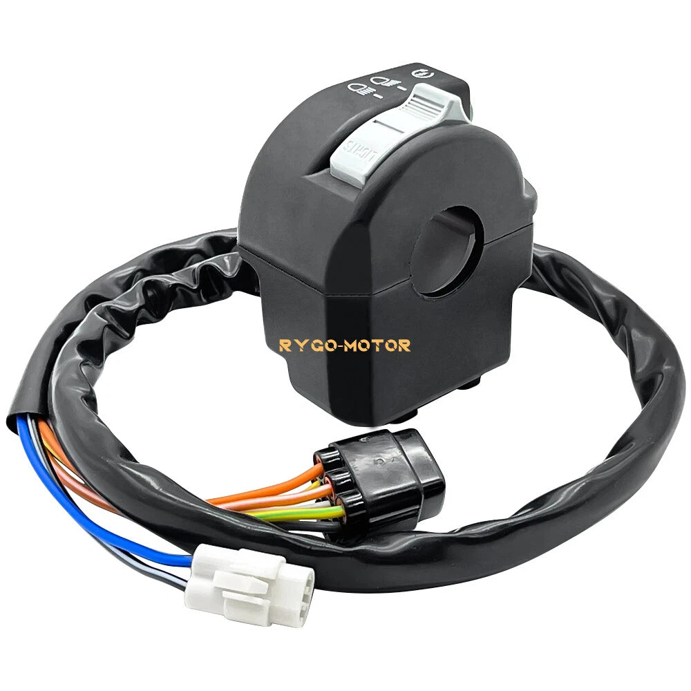 Left Bar Switch Start Kill Stop Headlight for Suzuki King Quad 500 LT-A500