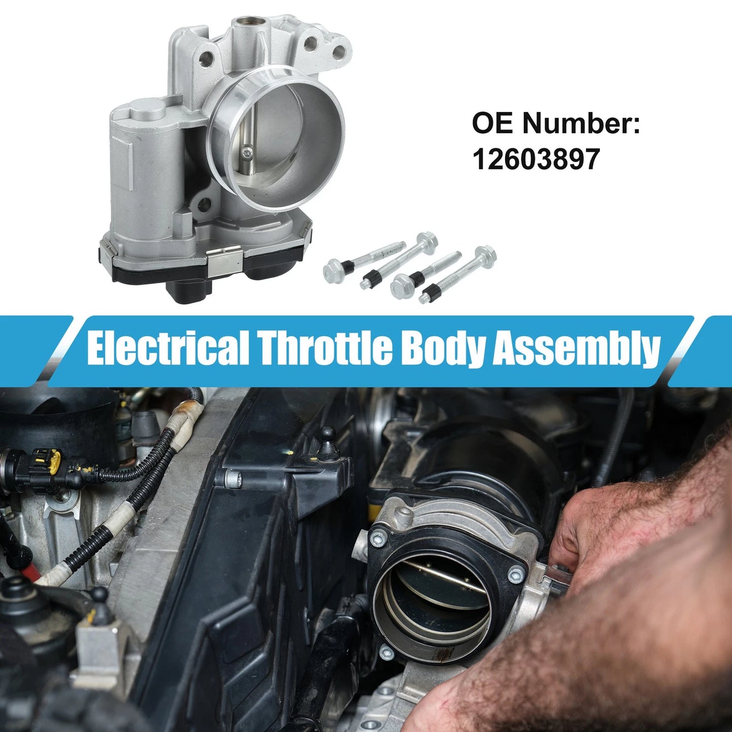 Electronic Throttle Body Assembly for Chevy Cobalt L4 2.2L (2007 - 2010)