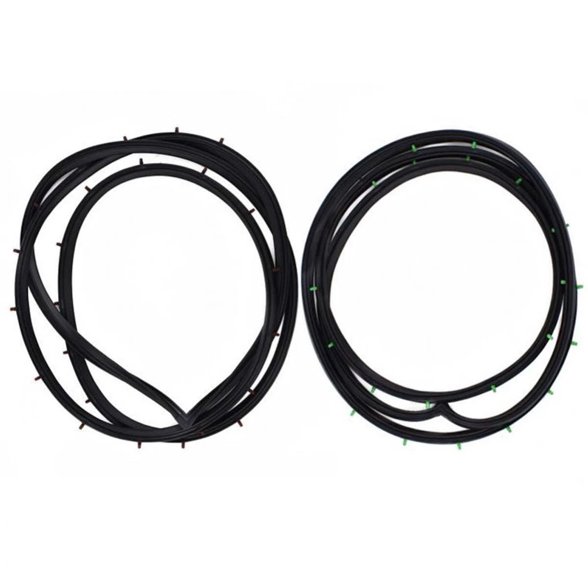 Door Rubber Seal Weatherstrip LH+RH Fits Toyota Corolla KE20 KE26 2D SED 70-74