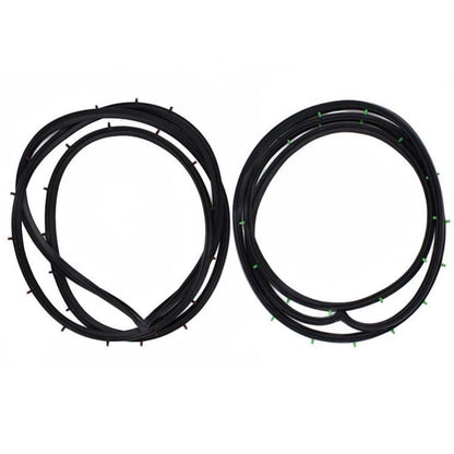 Door Rubber Seal Weatherstrip LH+RH Fits Toyota Corolla KE20 KE26 2D SED 70-74