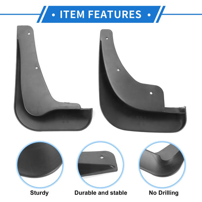 Mud Flap Splash Guards for Mitsubishi Lancer (2000-2017)