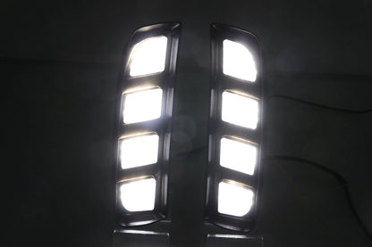 2 x LED DRL Fog Lights for Honda Civic Type R (2016-2020)