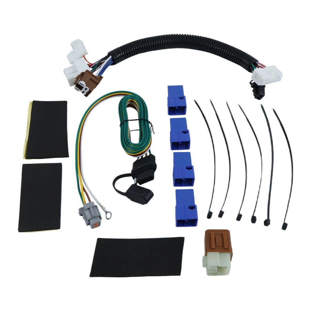 4 Way Flat Trailer Wiring Harness for Nissan Pathfinder, Infiniti QX60 (14-20)