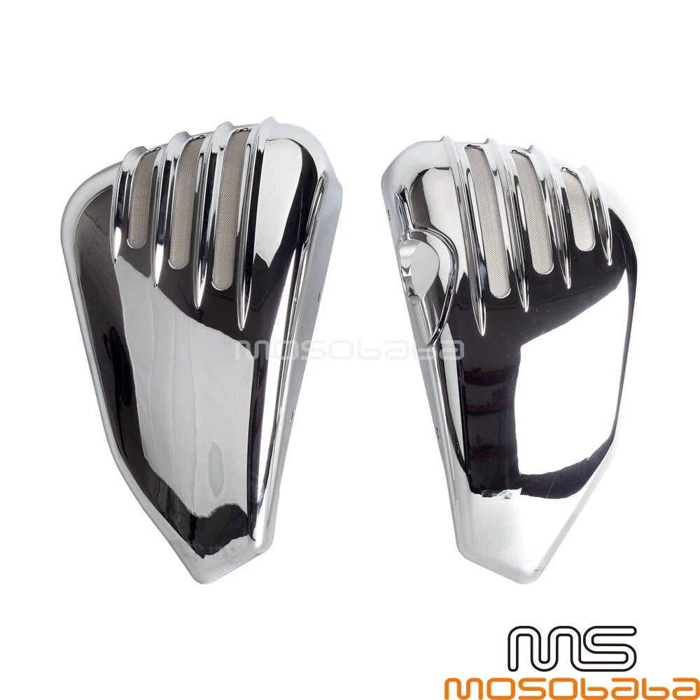 Chrome Fairing Battery Side Covers for Harley Seventy Two XL1200V Iron 883 (2014-2023)