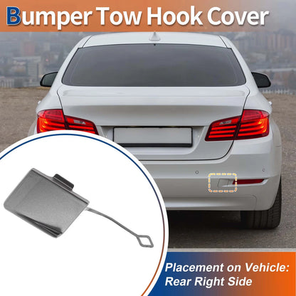 Rear Bumper Tow Hook Cover for BMW 5 Series F10 (2011-2017) - Space Grey