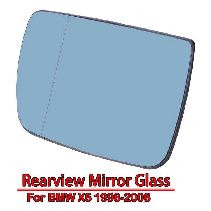 Heated Wing Mirror Glass Right RH for BMW X5 E53 (2000-2006)