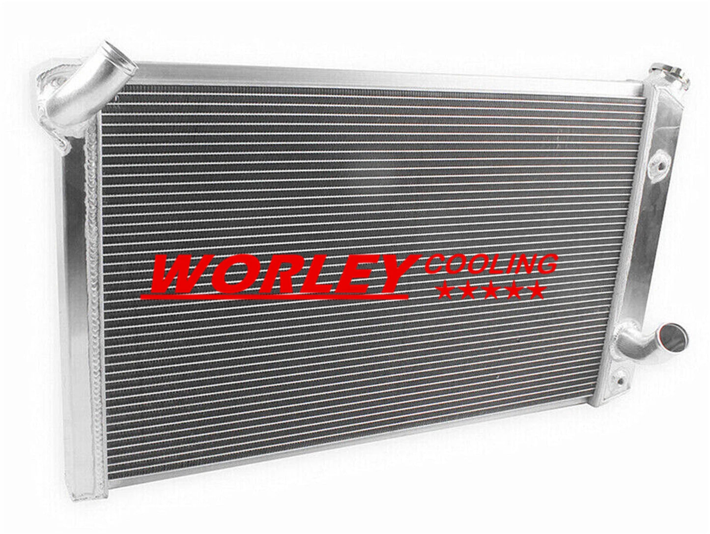 NSW-33.5" Aluminum Radiator for Chevy Corvette C3 V8 5.7L 7.4L (1973-1976)