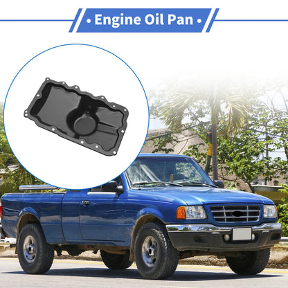 Engine Oil Pan for Ford Explorer 4.0L (1997-2010) - 1 x Iron Black