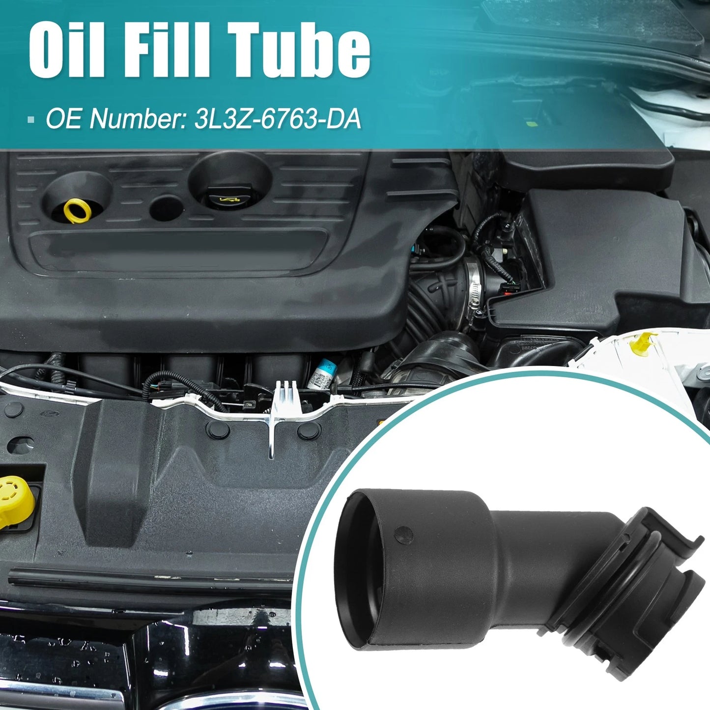 Engine Oil Filler Tube for Ford F150 F250 F350 F450 (2004-2018)