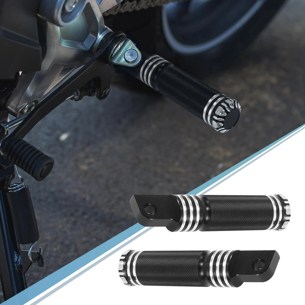 Rearsets / 1 Pair / Aluminum Footpeg Rear Sets for Aolly Motorcycle