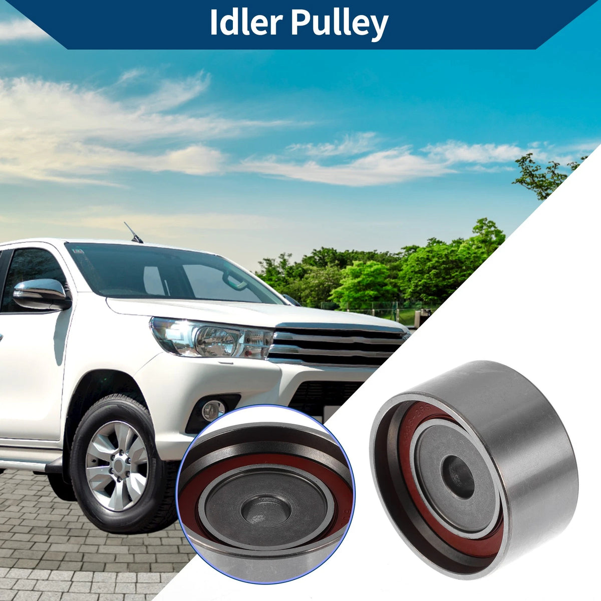 Drive Belt Idler Pulley for Toyota Camry (1987–2001)