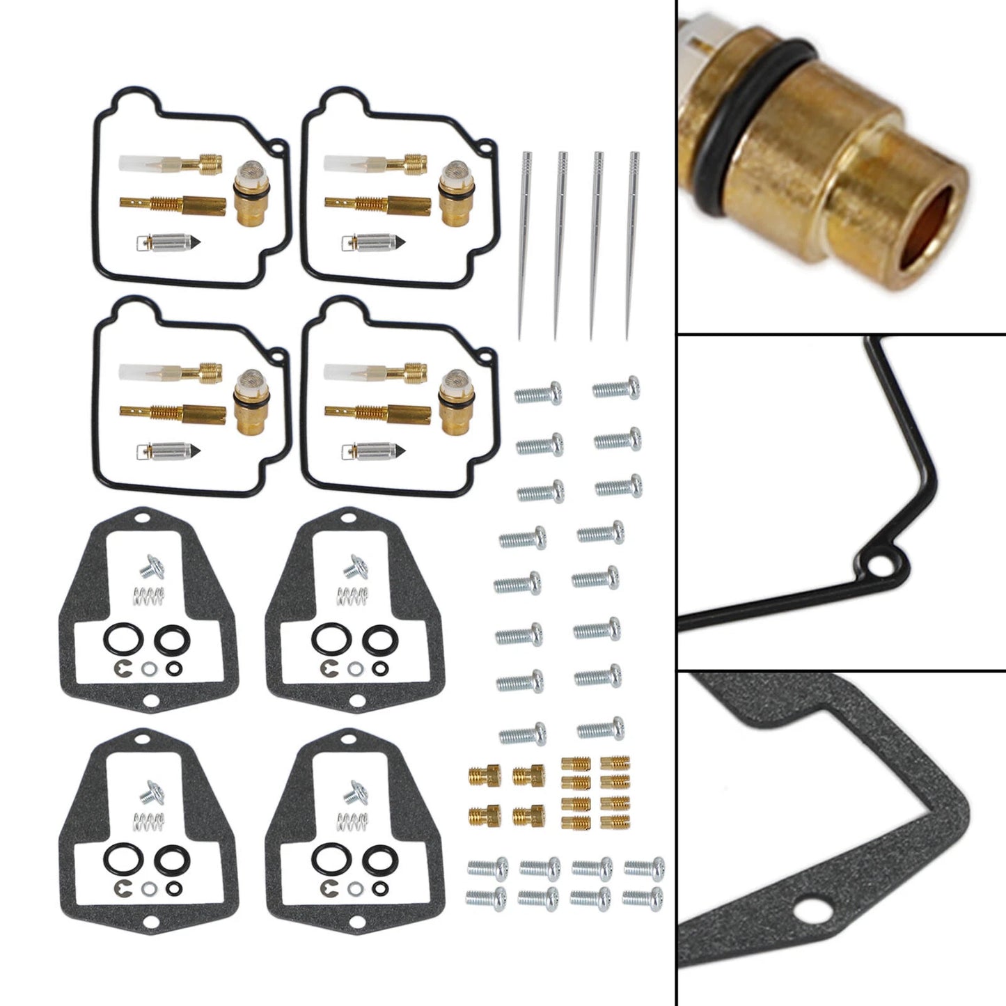 4X Carburetor Repair Kit for Suzuki DR-Z250 (2001-2007)