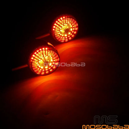 LED Rear Brake Turn Signal Light Smoke Lens for Suzuki M109R M90 (2006-2023)