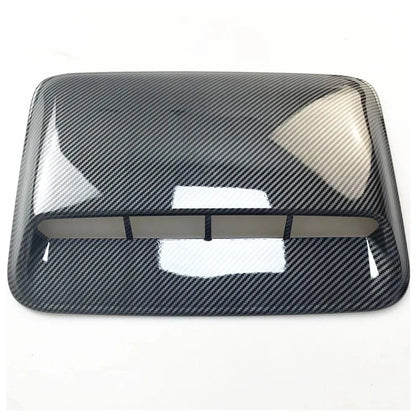 Universal Carbon Fiber Look Car Air Scoop Cover