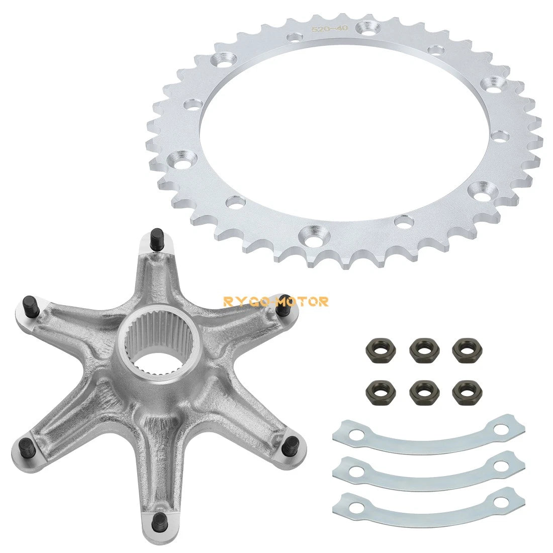 2 x Rear Axle Sprocket Hub Collar And Bolts for Yamaha Blaster