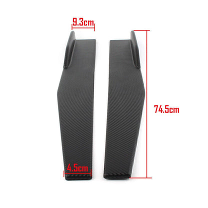 74.5cm Carbon Fiber Side Skirt Rocker Diffuser Spoiler for UK Cars