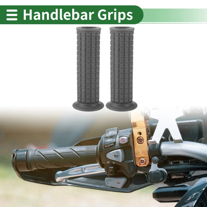 25mm Hand Grips Cover TPU Gray for Motorcycle