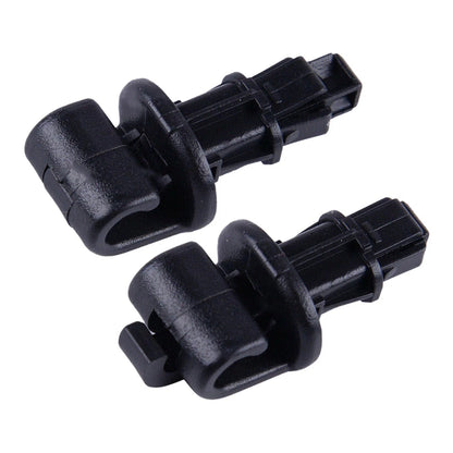 2 x Black Sun Visor Hook Clips for Honda Odyssey (2005-2010)
