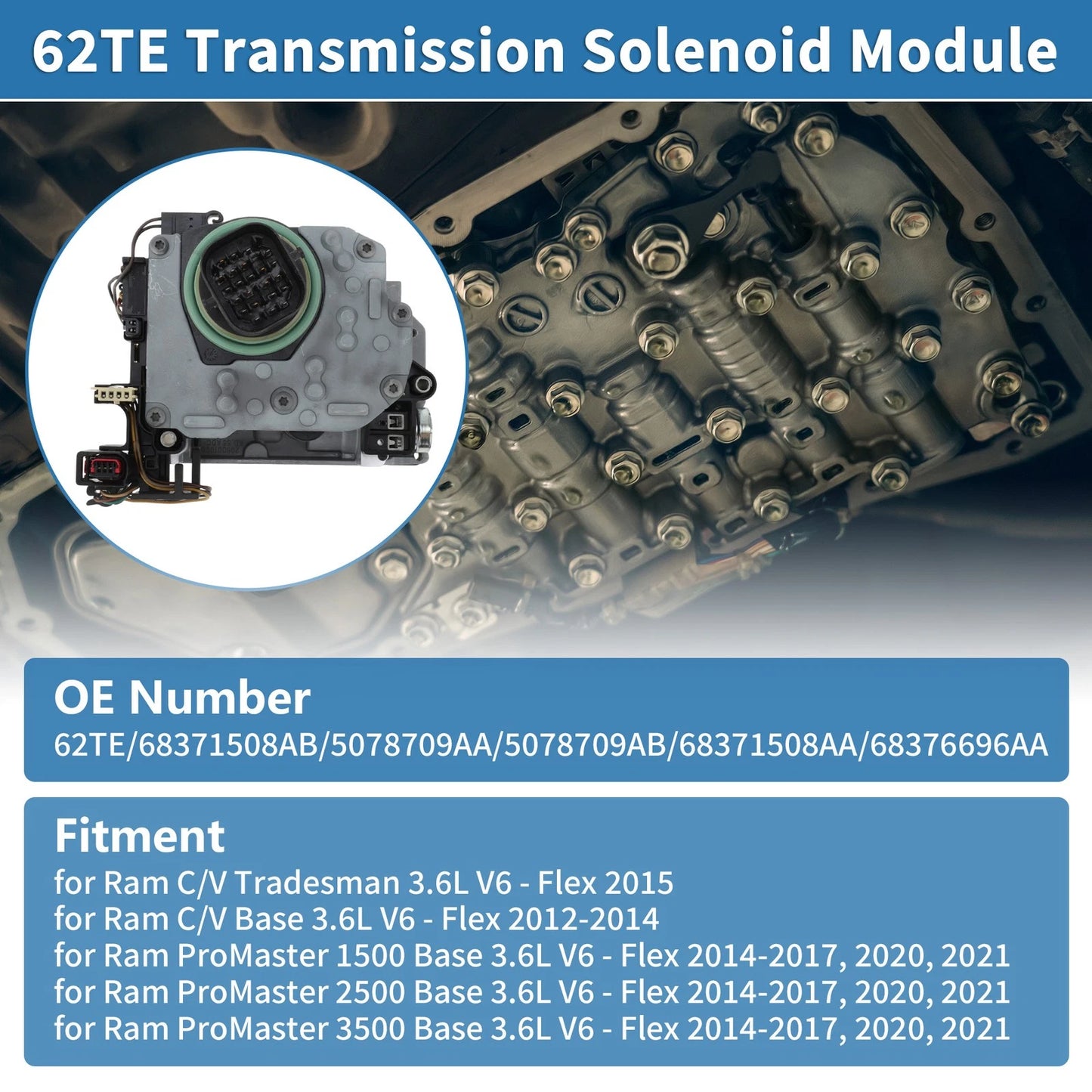 Valve Body Solenoid for Dodge 62TE