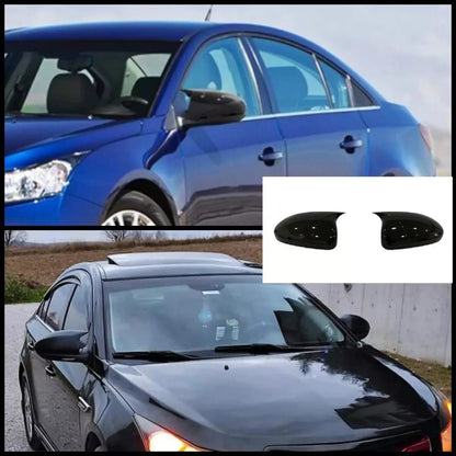 Side View Mirror Covers for Chevrolet Cruze (2012-2016) 2 Piece Gloss Black