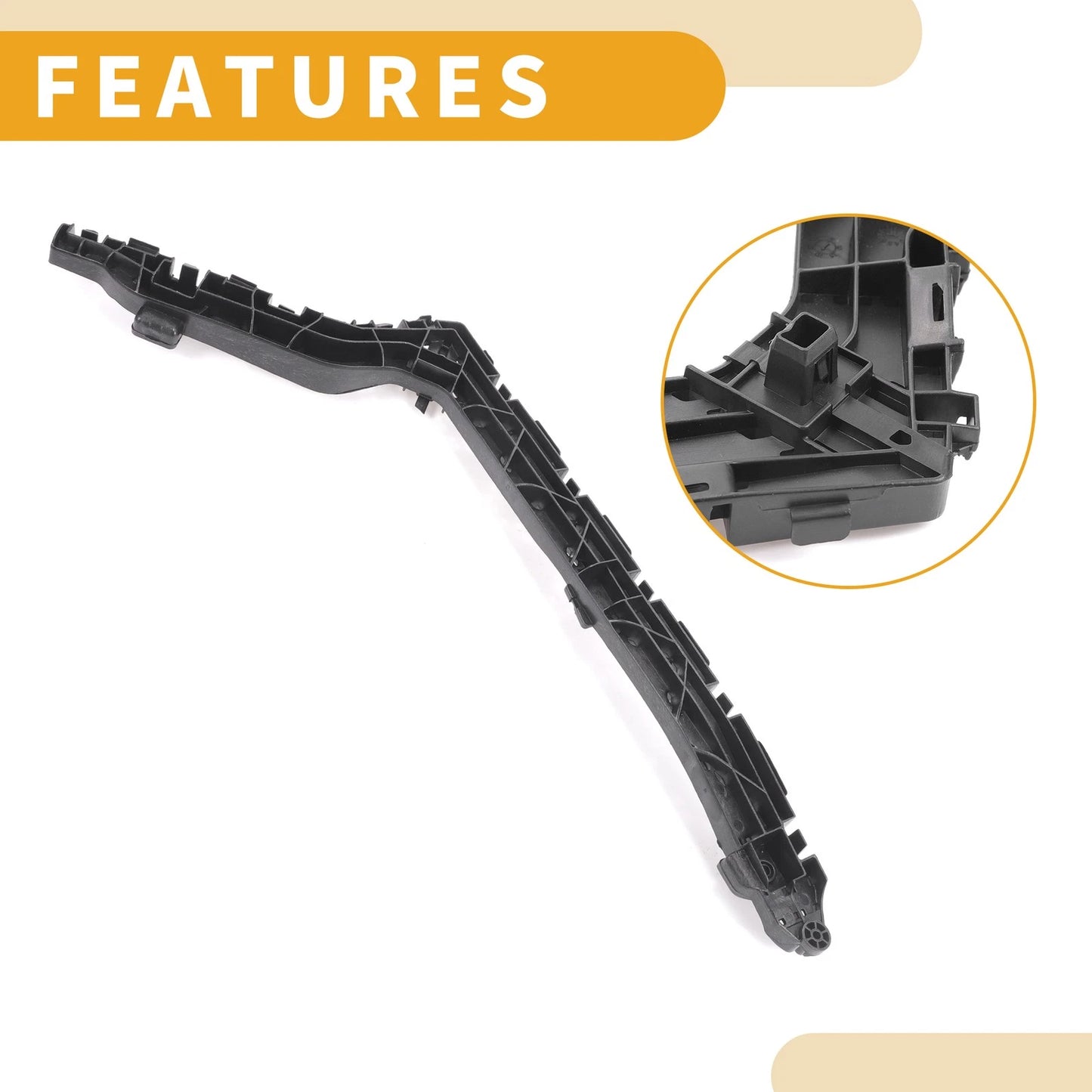 Rear Bumper Support Bracket  for Honda CR-V (2012-2014) Black