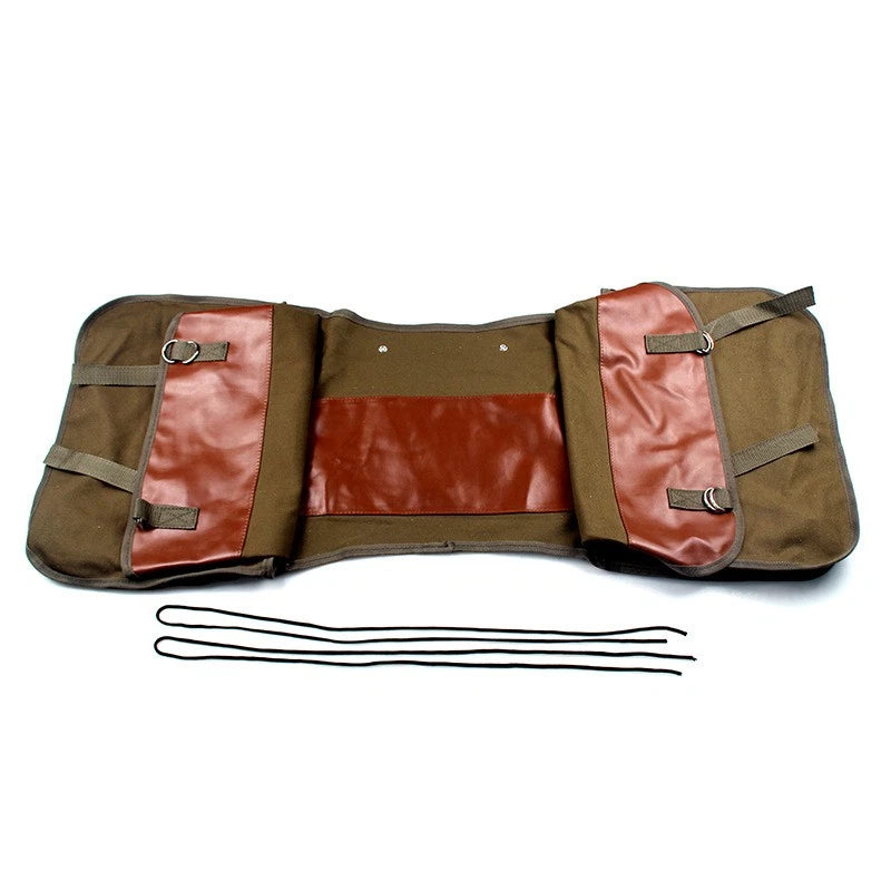 Motorcycle Rear Seat Bag Pannier Saddlebags for Honda Suzuki Bonneville