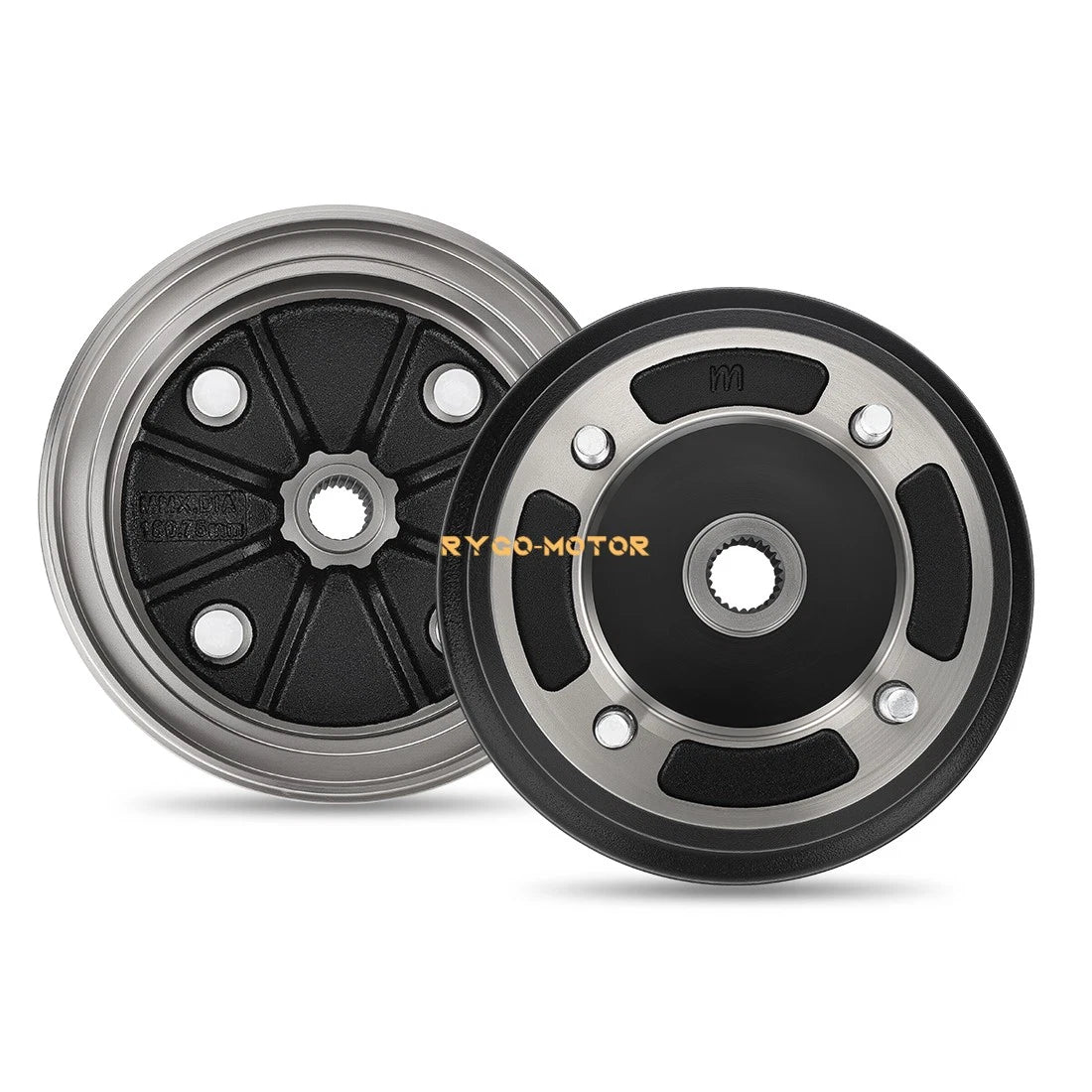 2 x Front Brake Drum Hub for Kawasaki Mule 3010 4010 4000 3000 2510