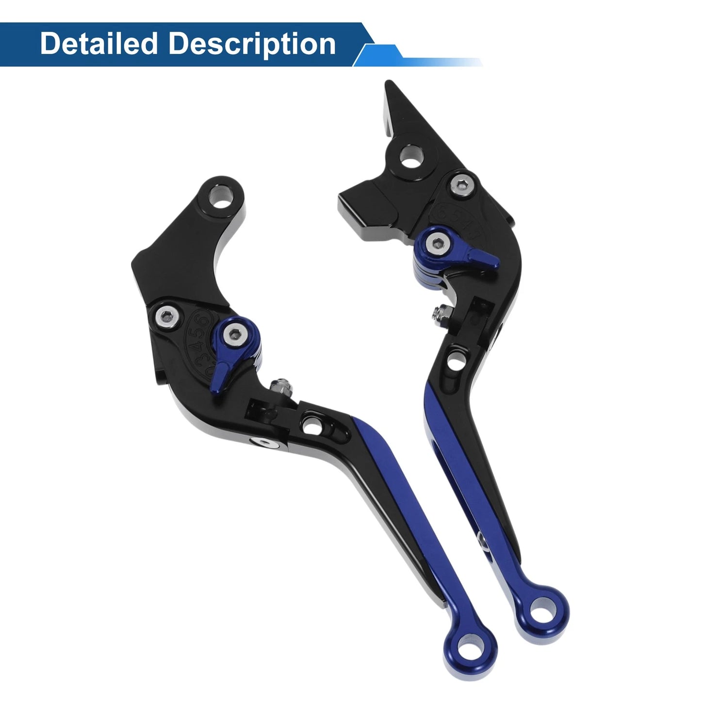 Adjustable Brake Clutch Levers for Suzuki GSXR150 (2017-2020) Black Blue