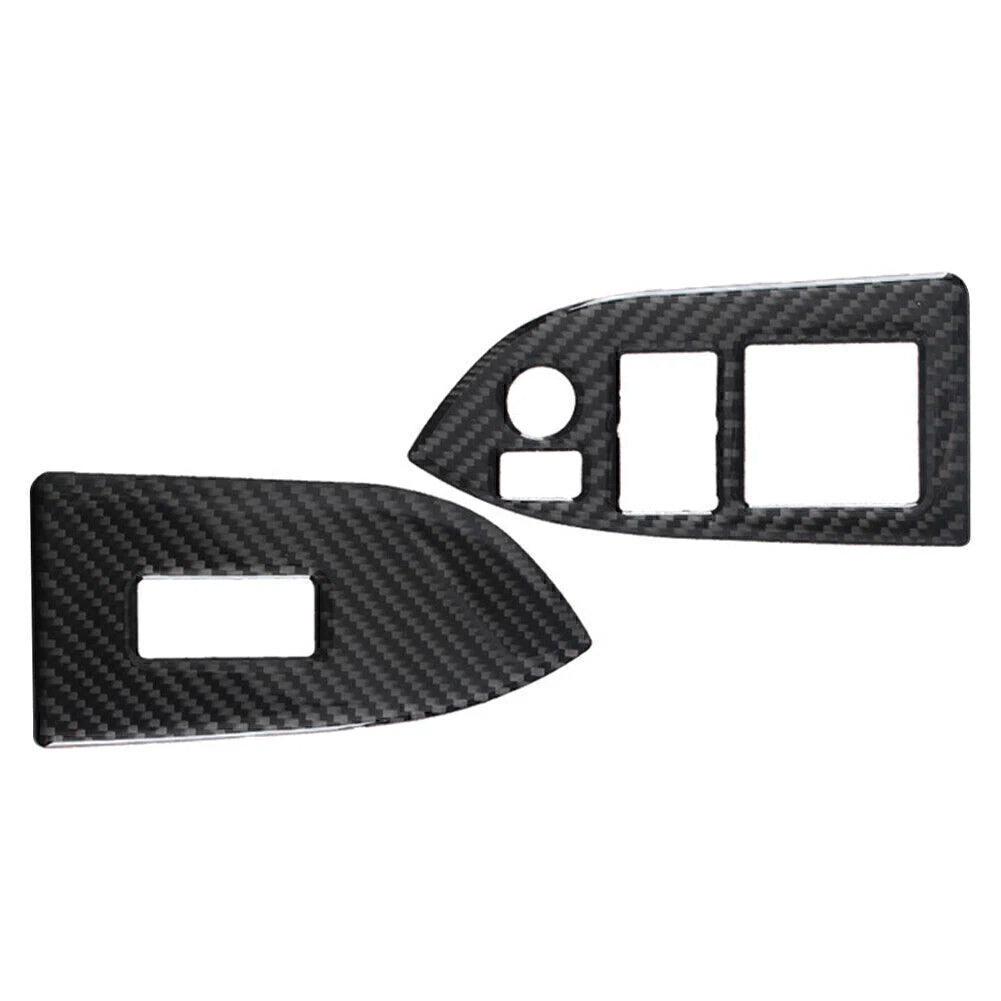 Black Carbon Interior Window Switch Button Trim for Subaru BRZ Toyota 86 (2012-2020)