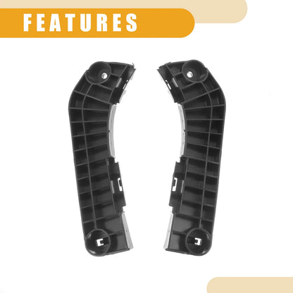 Bumper Support Bracket 1 Pair for Toyota Camry (2007) Black