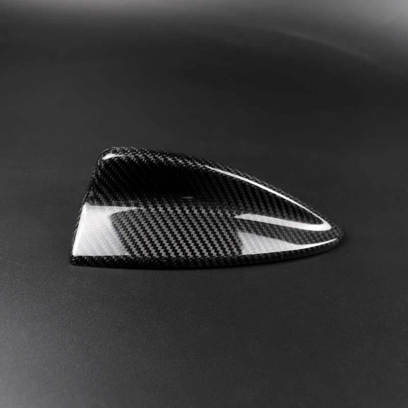 Carbon Fiber Roof Radio Antenna Cover Trim fit For BMW 320i 325i 330i 1998-2005