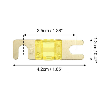 10pcs 120A AFS Mini ANL Fuse for Car Truck Motorcycle Boat Audio CDs