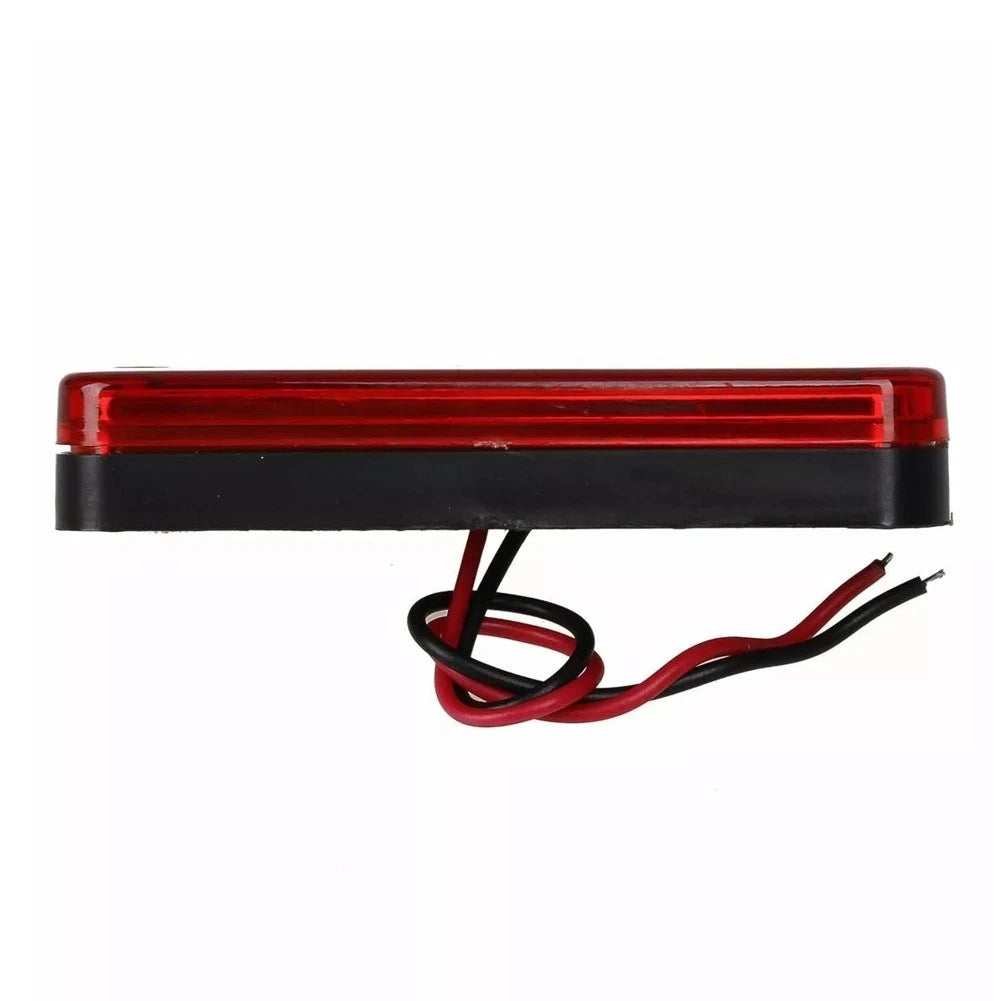 Red LED Side Marker Clearance Lights for Truck Trailer RV Van Camper
