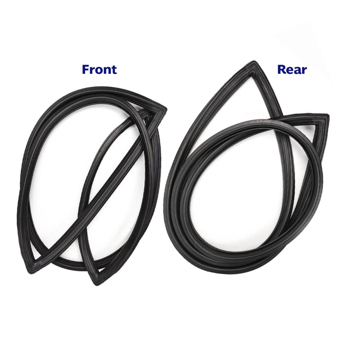 Windshield Rubber Seal Weatherstrip Set Front Rear Fits DATSUN NISSAN 510 D11