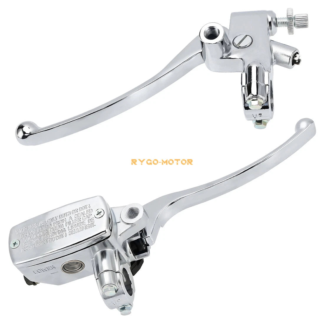 7/8 / Motorcycle Handlebar Hydraulic Brake Master Cylinder and Clutch Lever for Motorcycle