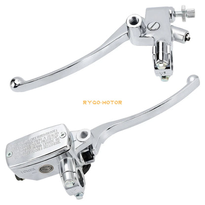 7/8 / Motorcycle Handlebar Hydraulic Brake Master Cylinder and Clutch Lever for Motorcycle