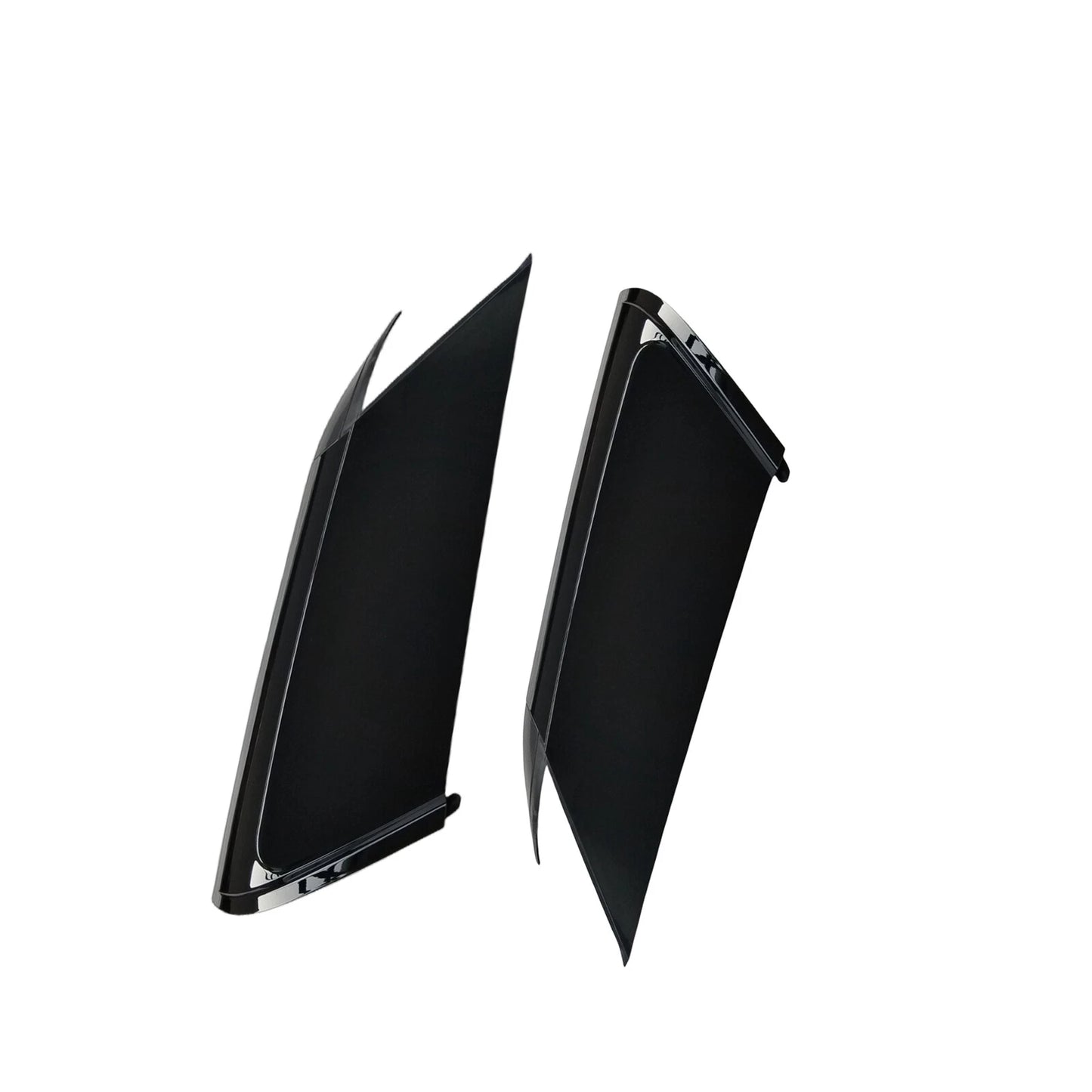 2 x Black Rear D Pillar Trim Covers for Land Rover Sport (2014-2022)
