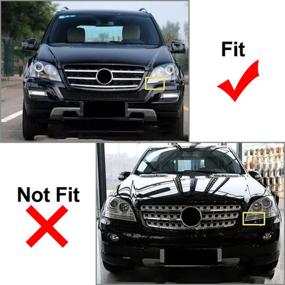 GTR Style Front Bumper Hood Diamond Grille for Benz ML Class W164 (2009-2012)