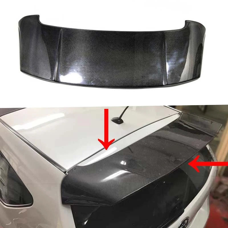 Real Carbon Fiber Rear Roof Trunk Spoiler Wing w/o LED for Toyota Previa 2006-15